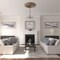 Ekena Millwork Classic Ceiling Medallion (Fits Canopies up to 8 1/4"), 44 1/2"OD x 4"ID x 4 "P, Warm Silver CM44CLWSS - alternate 2